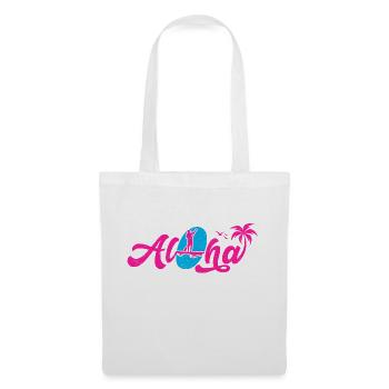 Aloha Stand Up Paddling pink - Stoffbeutel - Weiß - Vorne