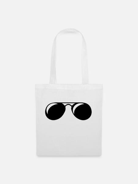 sonnenbrille - Stoffbeutel - Weiß