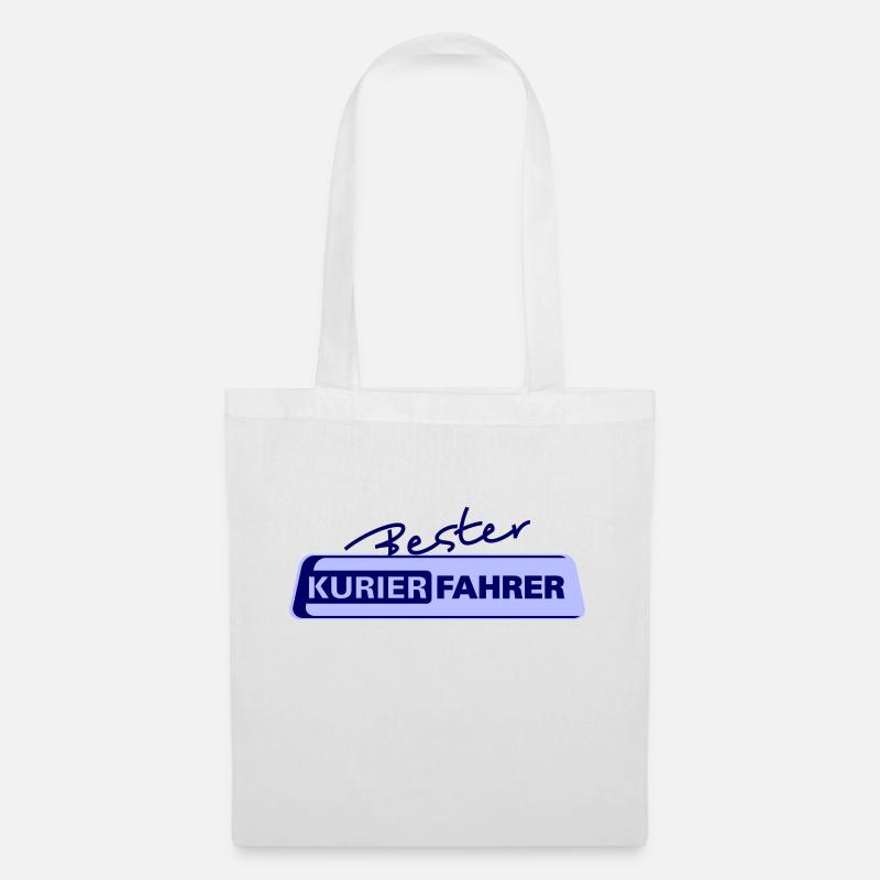 Bester Kurierfahrer - Stoffbeutel - Weiß