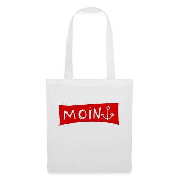 Moin - Stoffbeutel - Weiß - Vorne