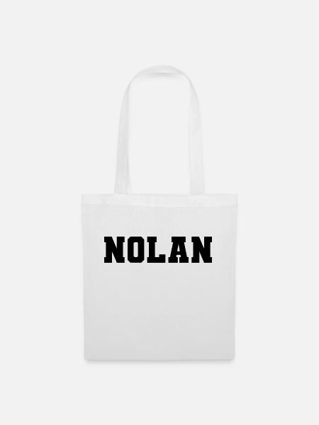 Name - Nolan - Stoffbeutel - Weiß