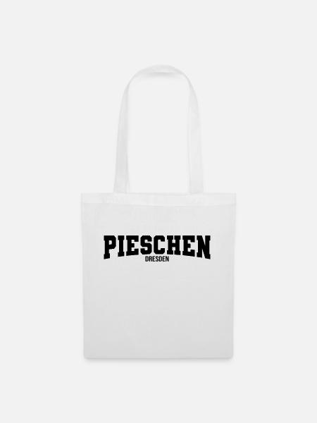 Pieschen Stadteil Dresden Nicki - Stoffbeutel - Weiß