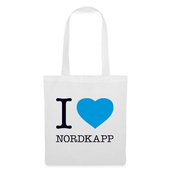 I LOVE NORDKAPP Norway Norwegen - Tote Bag - white - Front