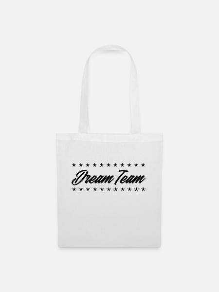 dream team - Stoffbeutel - Weiß
