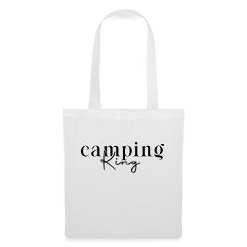 Camping King – For everyone - Tote Bag - white - Front