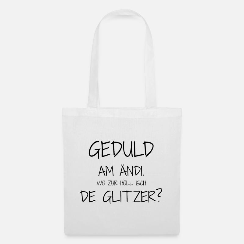 Statement design – irony meets everyday life - Tote Bag - white