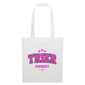 Trier Germany Pink Heimat College Design - Tote Bag - white - Front