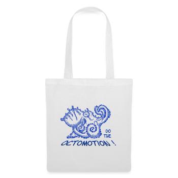 Do the Octomotion – Lustiger Oktopus & Meer - Stoffbeutel - Weiß - Vorne