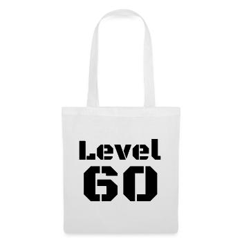 Niveau 60 - Sac en tissu - blanc - Devant