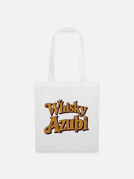 Whisky Azubi - Stoffbeutel - Weiß