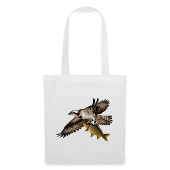 Fischadler Pandion haliaetus Adler - Stoffbeutel - Weiß - Vorne