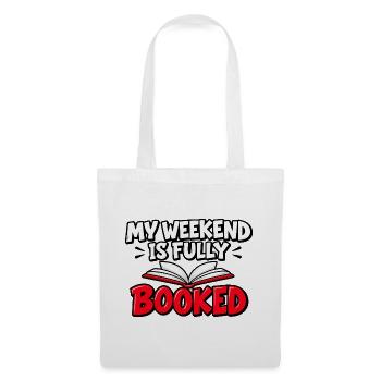 Book Worm Reader Bibliophile Book Nerd Library - Stoffbeutel - Weiß - Vorne
