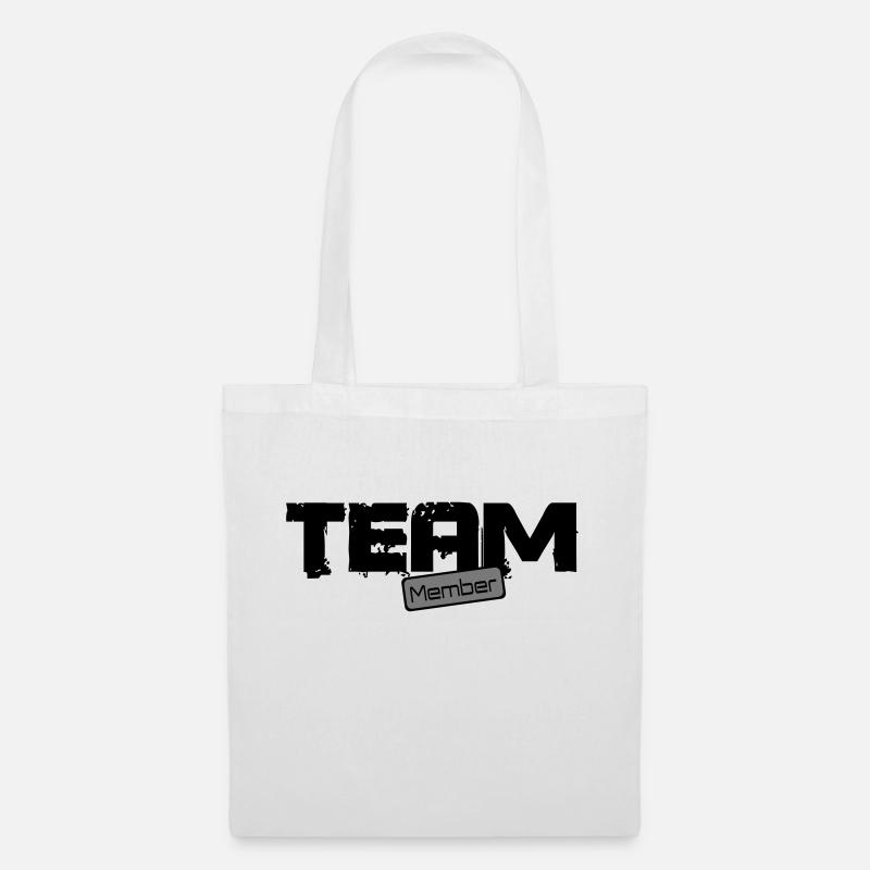 team member - Stoffbeutel - Weiß