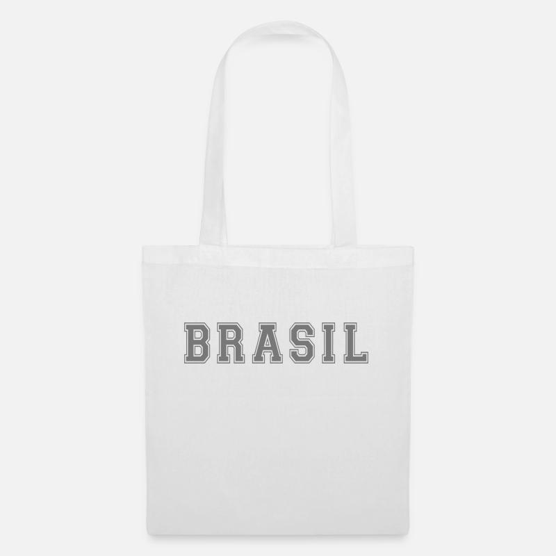 brasil - Stoffbeutel - Weiß