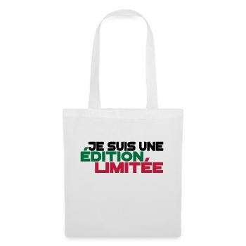 je suis une édition limitée,message,drôle - Sac en tissu - blanc - Devant