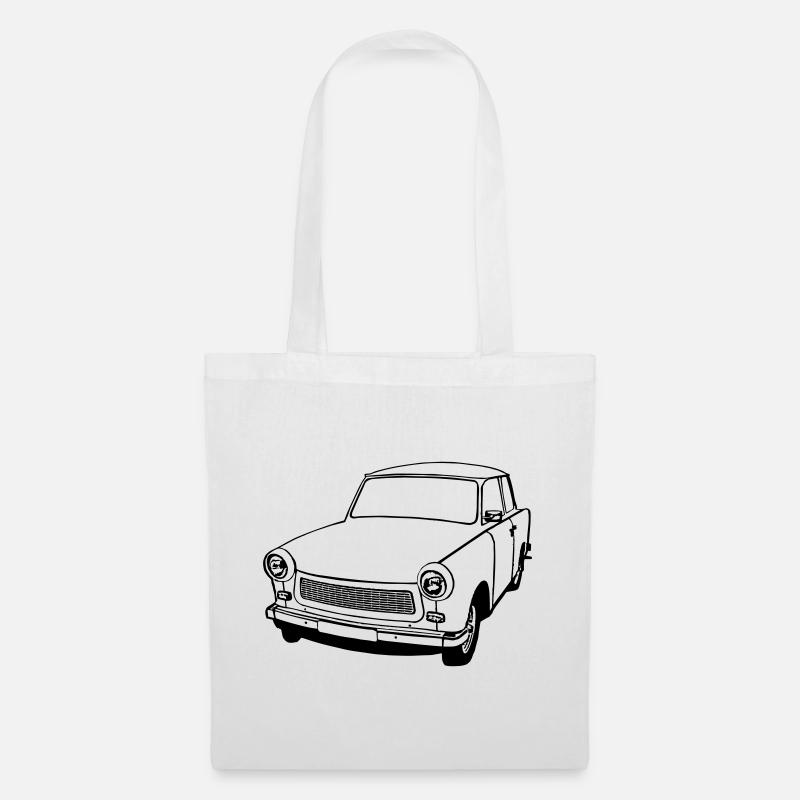  , Ostalgie , DDR Kult , Oldtimer (25) - Stoffbeutel - Weiß