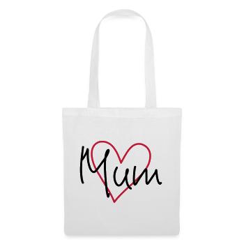 Anniversaire fête des mères - Sac en tissu - blanc - Devant