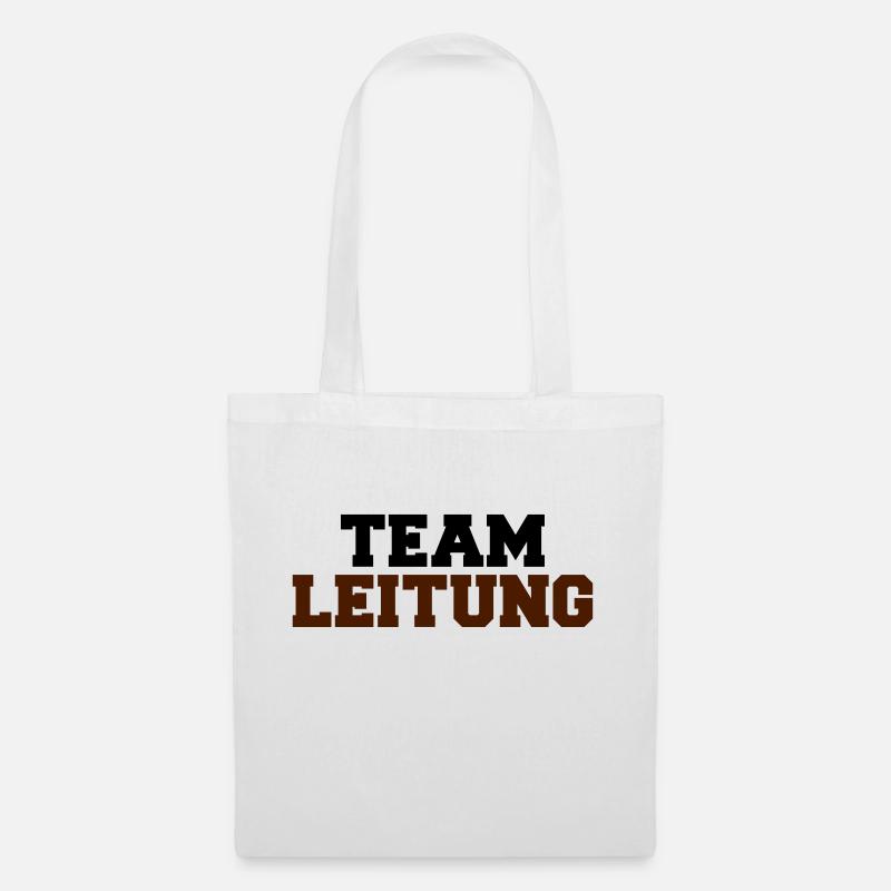 team-leitung - Stoffbeutel - Weiß