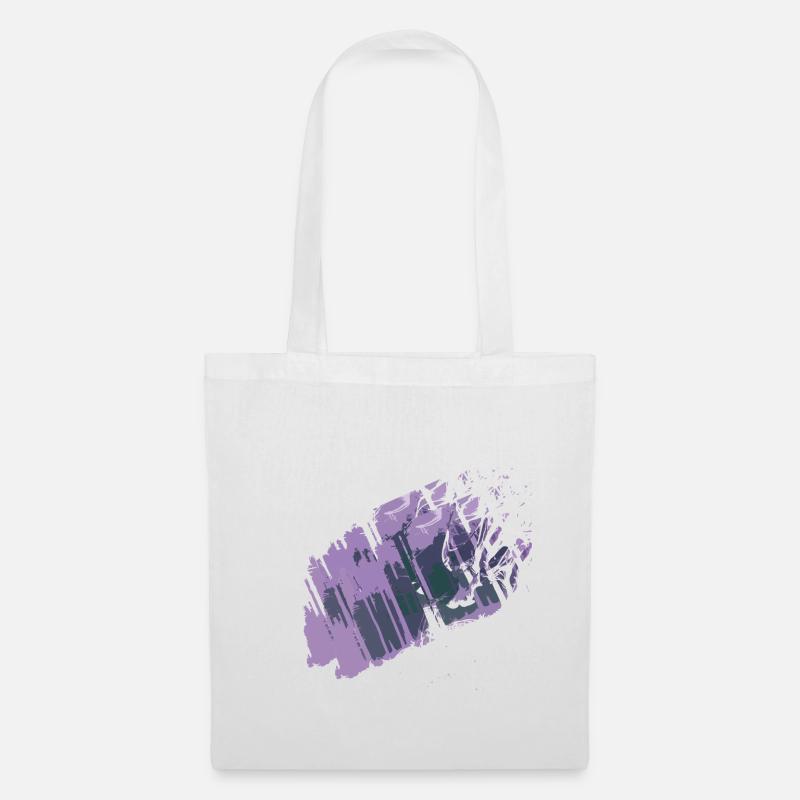 Colorsplash / Graffiti paint blob - Tote Bag - white