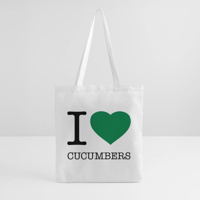J’ADORE LES CONCOMBRES CONCOMBRE CONCOMBRE CONCOMBRE Sac en tissu