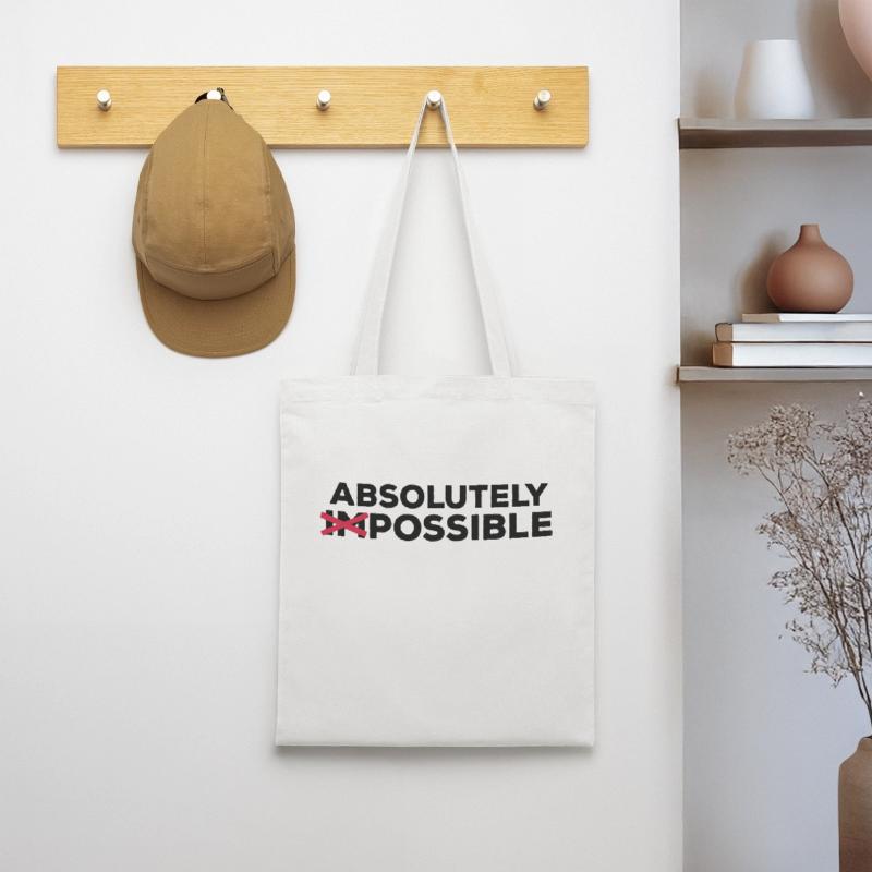 absolutely possible possible way out solution Optimist Tote Bag