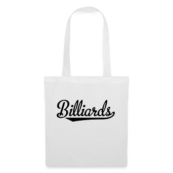 billiards - Stoffbeutel - Weiß - Vorne