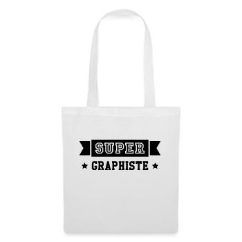 Dessin / Dessinateur / Graphiste / Manga / Geek - Sac en tissu - blanc - Devant