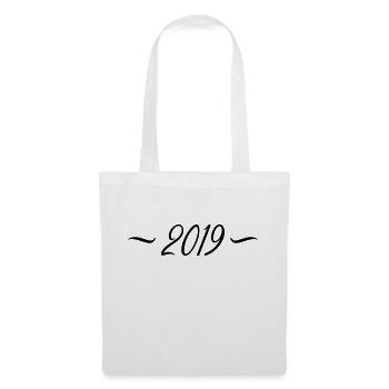 2019 - Stoffbeutel - Weiß - Vorne