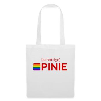 [schattige] PINIE - Stoffbeutel - Weiß - Vorne