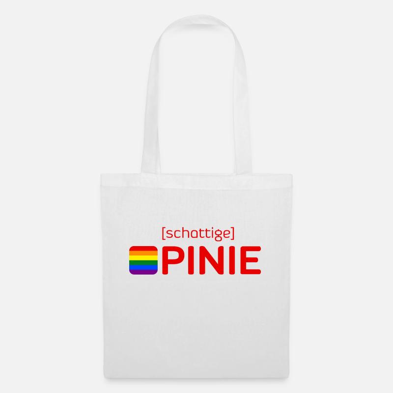 [schattige] PINIE - Stoffbeutel - Weiß