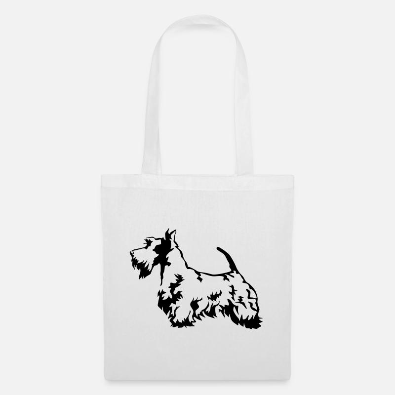 Scottish Terrier - Tote Bag - white