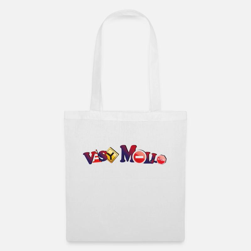 Vasy mollo - highway code - driving license - Tote Bag - white