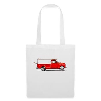 the american surfer - Sac en tissu - blanc - Devant