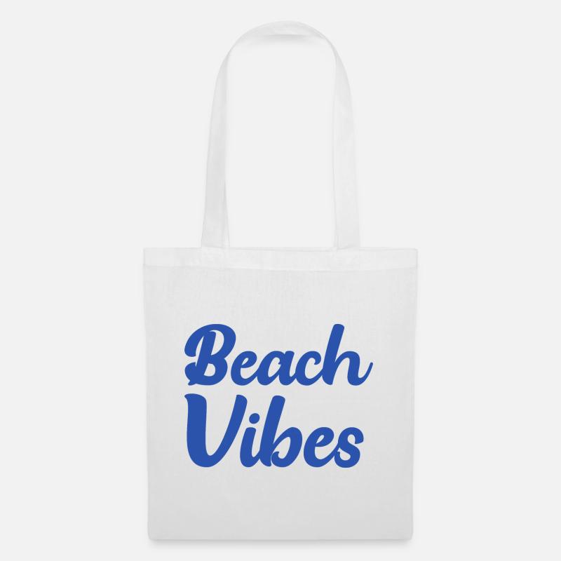 Beach Vibes - Stoffbeutel - Weiß