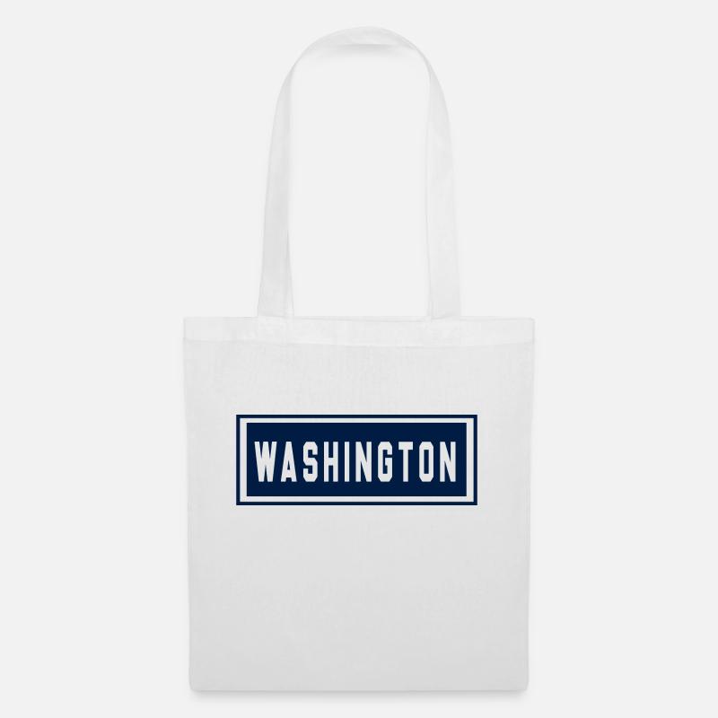 Washington - Stoffbeutel - Weiß