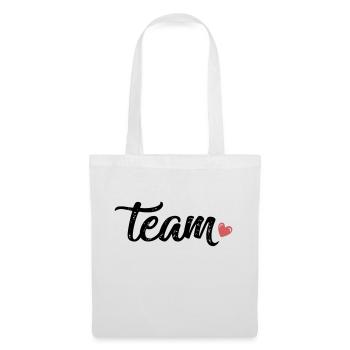 Équipe Herz - Sac en tissu - blanc - Devant
