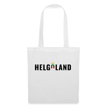 Insel Helgoland Schriftzug - Stoffbeutel - Weiß - Vorne