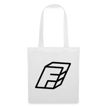 Lettre d’esquisse F - Sac en tissu - blanc - Devant
