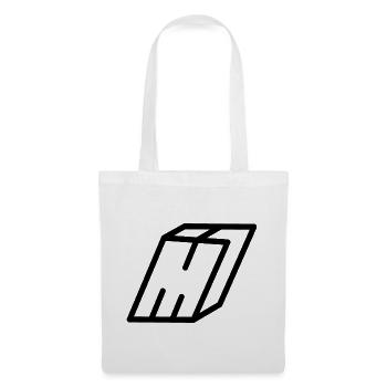 Lettre d’esquisse M - Sac en tissu - blanc - Devant