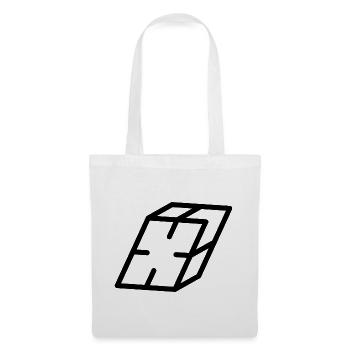 Lettre générale X - Sac en tissu - blanc - Devant