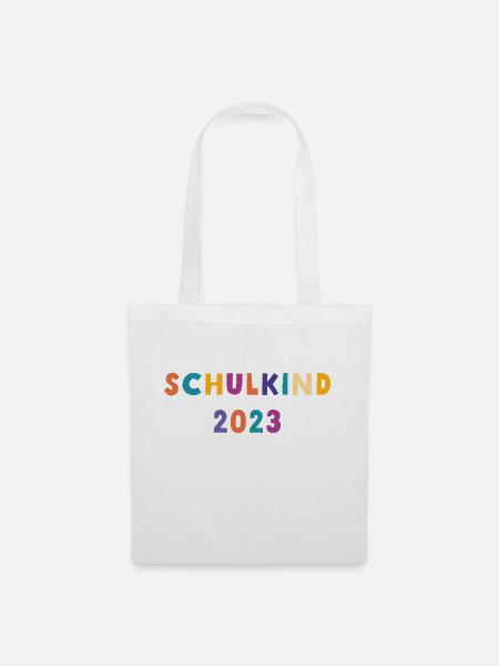 Schulkind 2023 - Stoffbeutel - Weiß