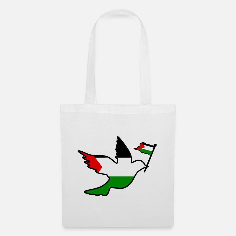Free palestine - Stoffbeutel - Weiß