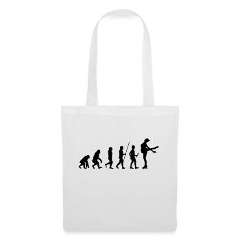 Patineur sur glace - Sac en tissu - blanc - Devant