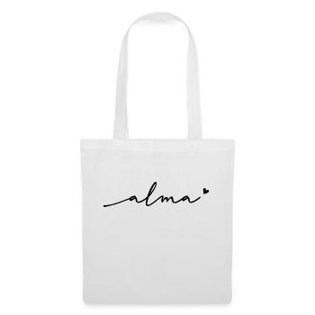 Alma Cursive Name - Tote Bag - white - Front