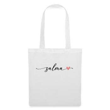 Salma Name Calligraphy Font - Tote Bag - white - Front
