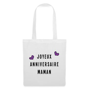MOM. HAPPY BIRTHDAY - Tote Bag - white - Front