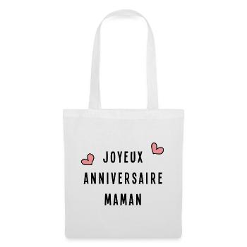 HAPPY BIRTHDAY. MOM. HAPPY BIRTHDAY - Tote Bag - white - Front