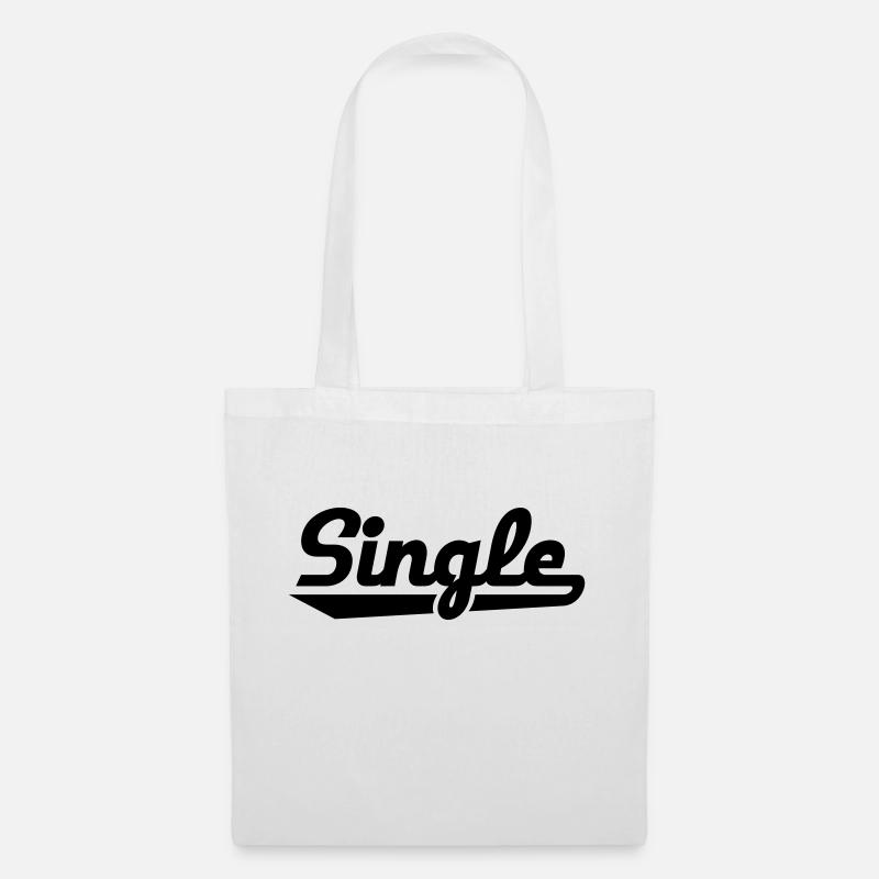 Célibataire - Sac en tissu - blanc