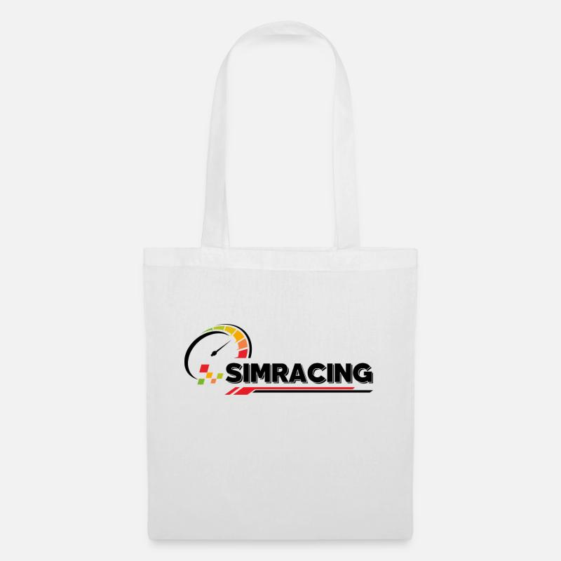 SIM RACING - Stoffbeutel - Weiß