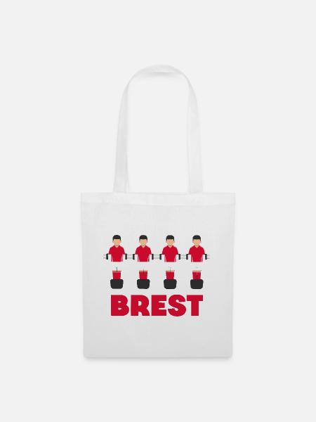 Brest - Stoffbeutel - Weiß